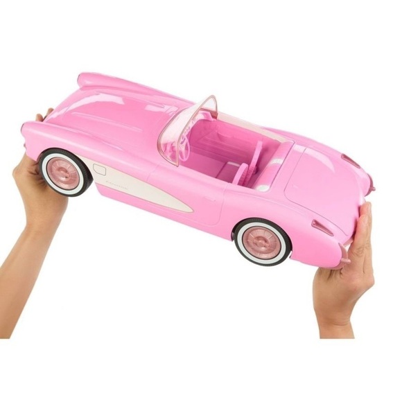 Hot Wheels RC Barbie Corvette Remote Control Car from Barbie: The Movie - Picture 5 of 16
